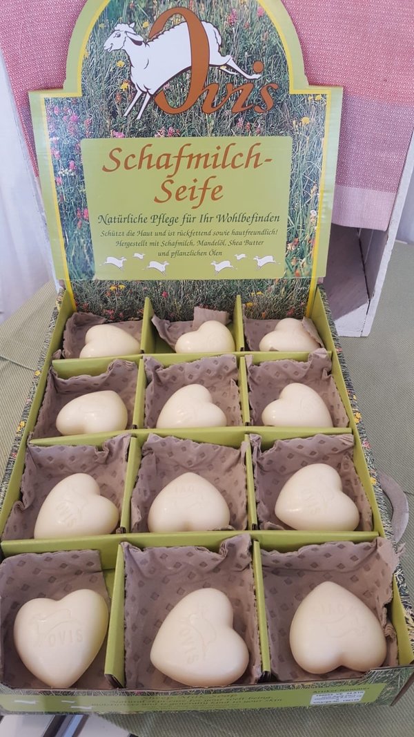 Schafsmilchseife Herz